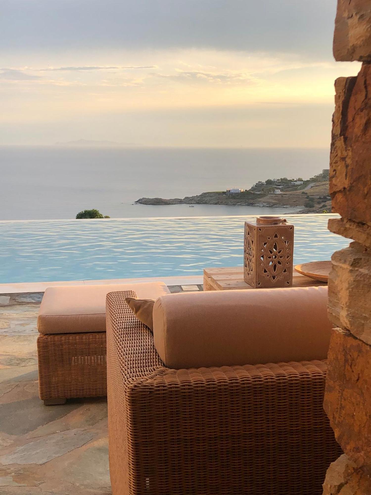 Luxury Cycladic Villa-Enjoy Infinity Pool Sunsets Koundouros Exterior foto