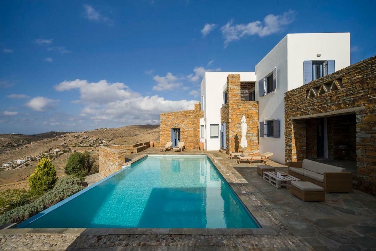 Luxury Cycladic Villa-Enjoy Infinity Pool Sunsets Koundouros Exterior foto