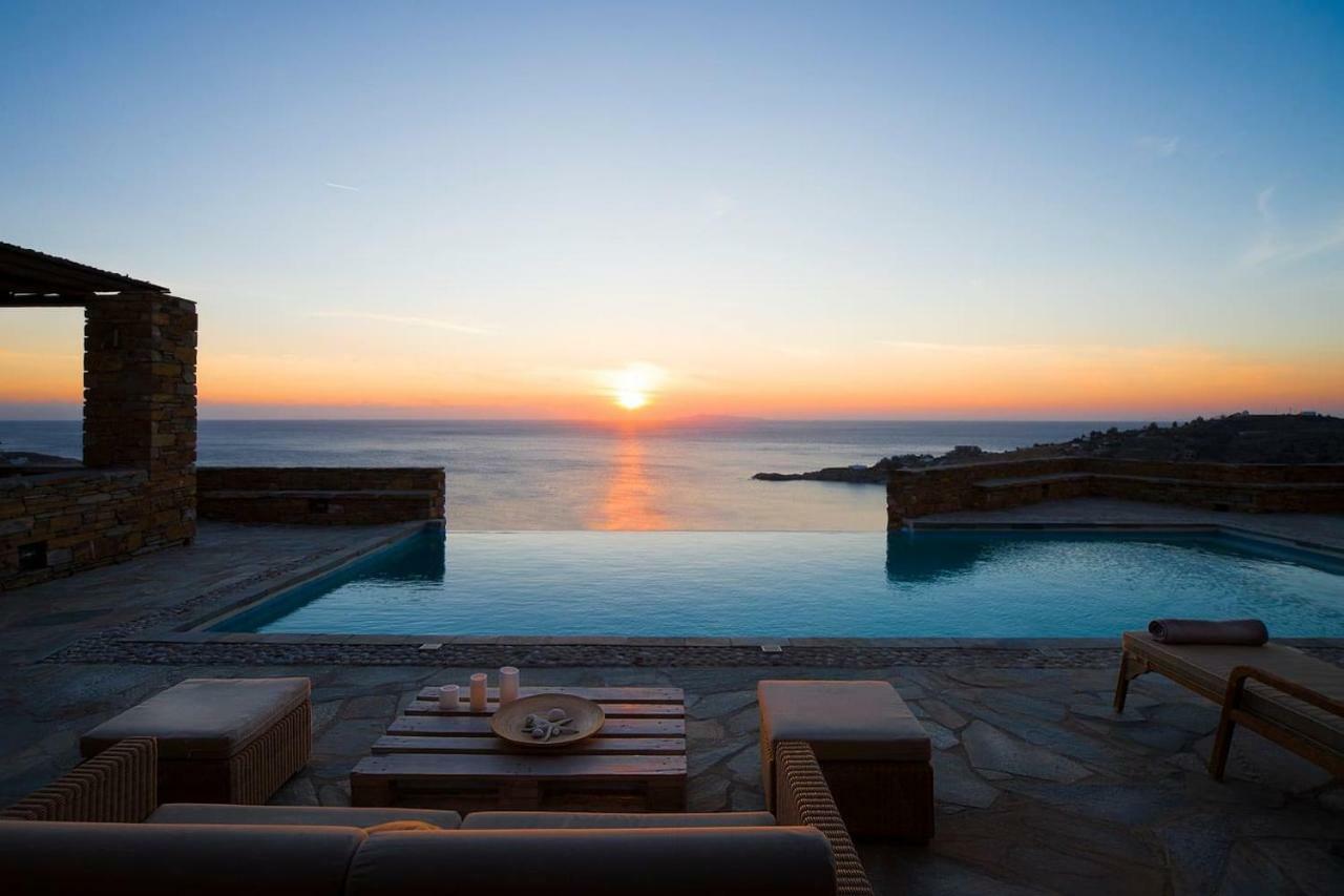 Luxury Cycladic Villa-Enjoy Infinity Pool Sunsets Koundouros Exterior foto