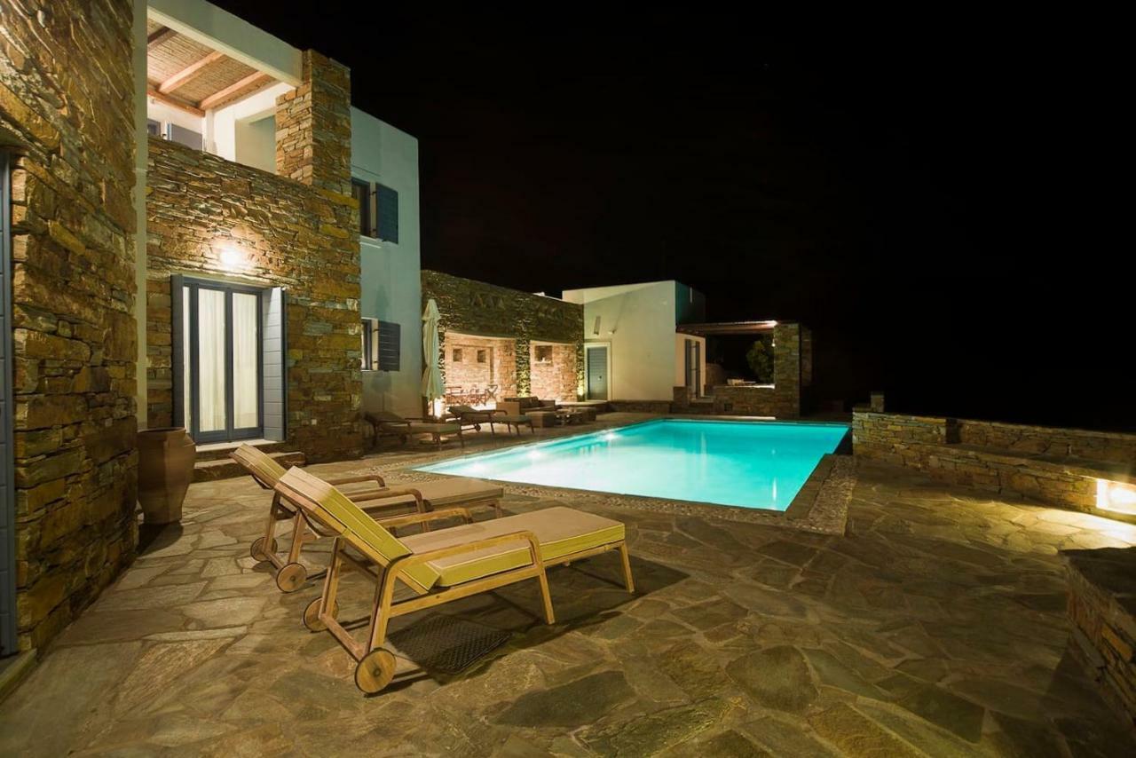Luxury Cycladic Villa-Enjoy Infinity Pool Sunsets Koundouros Exterior foto