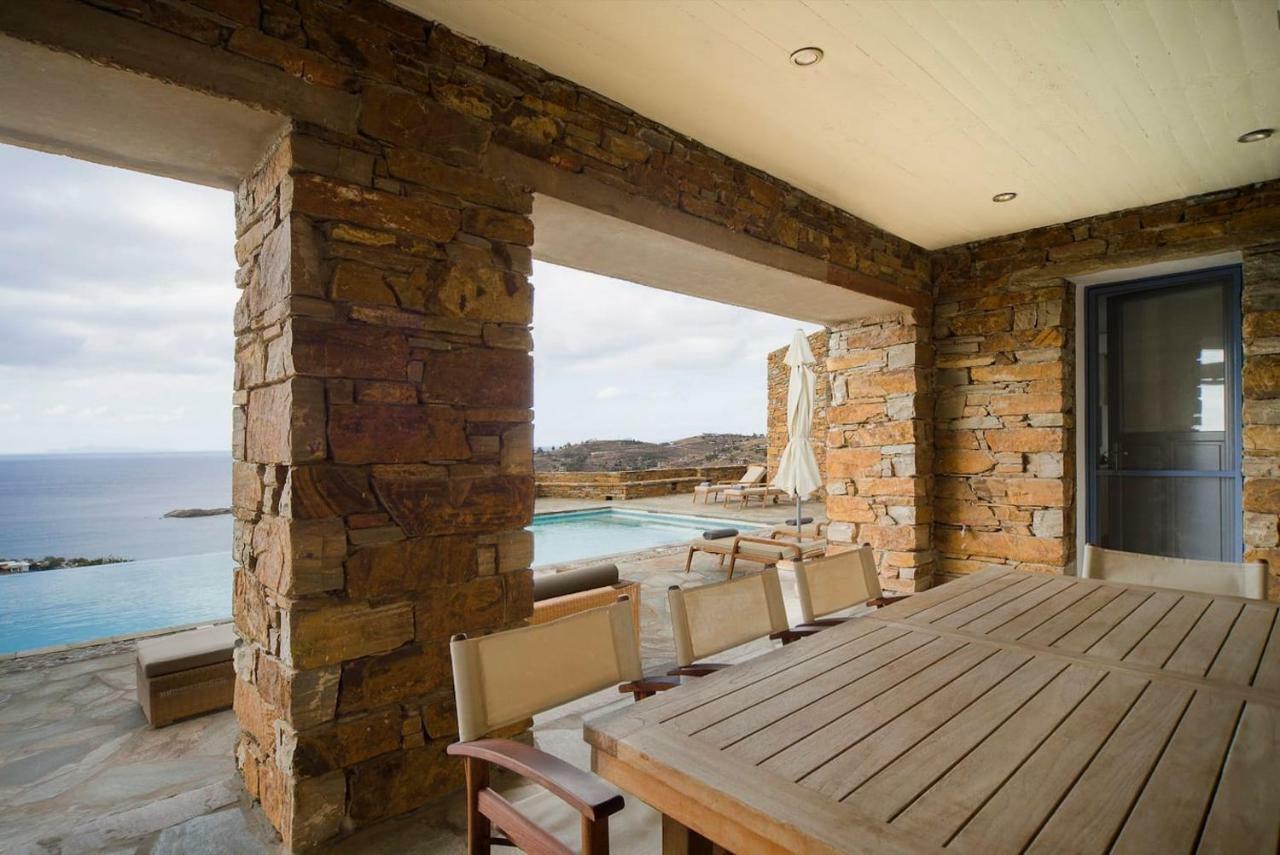Luxury Cycladic Villa-Enjoy Infinity Pool Sunsets Koundouros Exterior foto