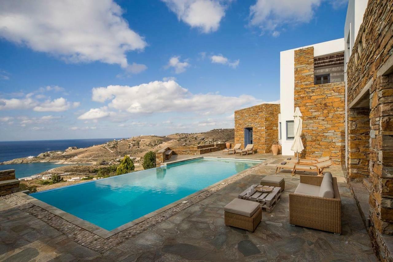 Luxury Cycladic Villa-Enjoy Infinity Pool Sunsets Koundouros Exterior foto