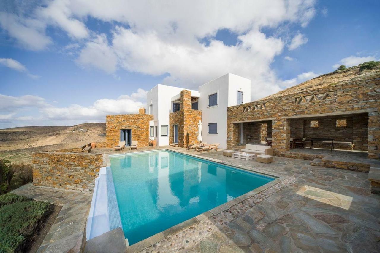 Luxury Cycladic Villa-Enjoy Infinity Pool Sunsets Koundouros Exterior foto